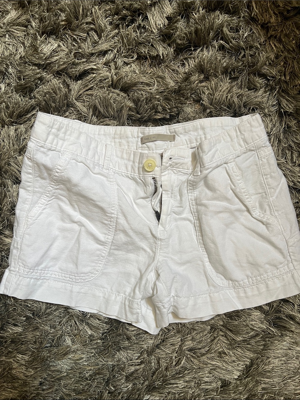 Gap Women's White Cotton Casual Shorts From Summer 2013